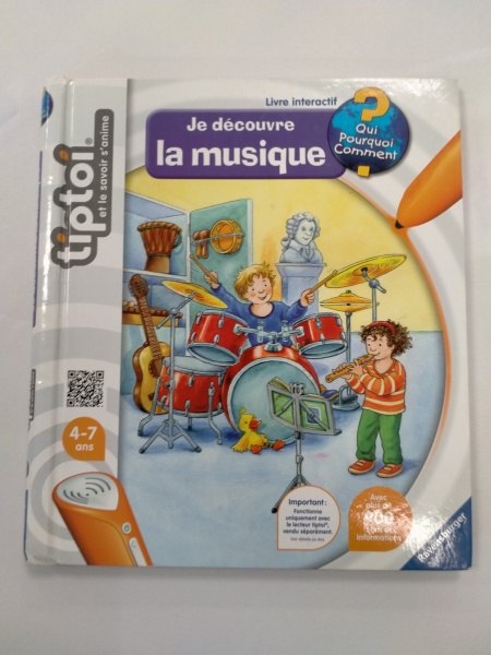 LIVRE TIPTOI LA MUSIQUE