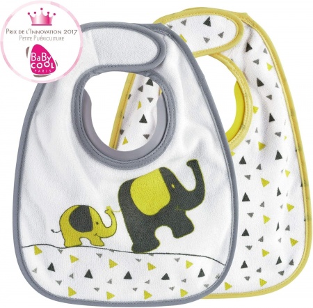 Lot de 2 bavoirs Bib\'up 
