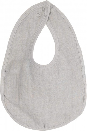 Lot de 3 Bavoirs Bébé en Mousseline Uni Trois Kilos Sept  