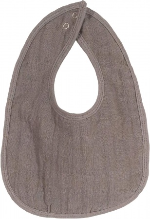 Lot de 3 Bavoirs Bébé en Mousseline Uni Trois Kilos Sept  