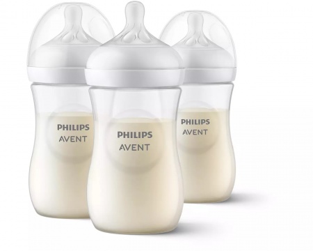 Lot de 3 Biberons Philips Avent Natural 3.0 260 ml