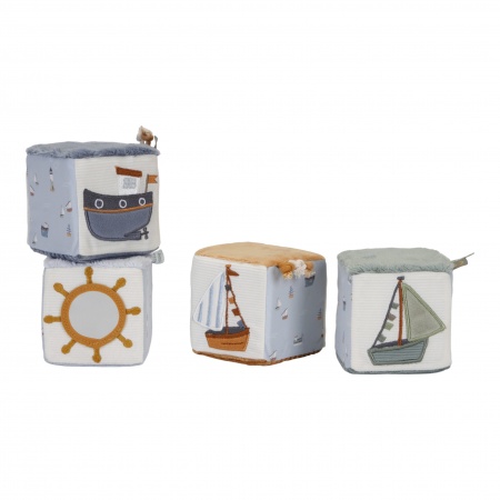 Lot de 4 Cubes en Tissu Sailor Bay