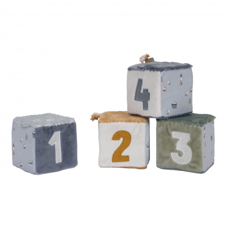 Lot de 4 Cubes en Tissu Sailor Bay