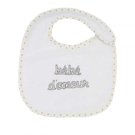 Lot de 7 Bavoirs Naissance Bébé d\'Amour