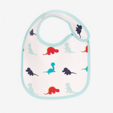 Lot de 7 Bavoirs Naissance Dinosaure
