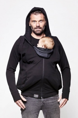 Love Radius Le Sweat Du Parent Pour Porte Bebe  - Noir
