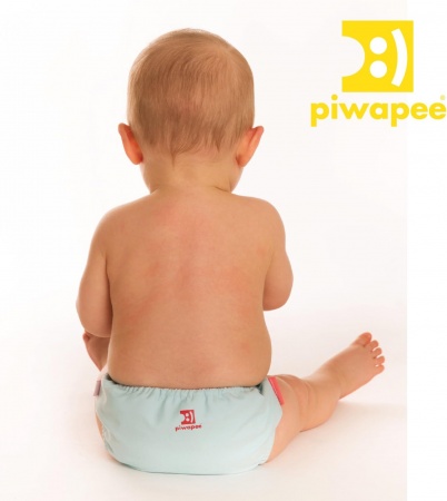 Maillot couche clipsable swim+  Petit Viking bleu ciel 4-8kg