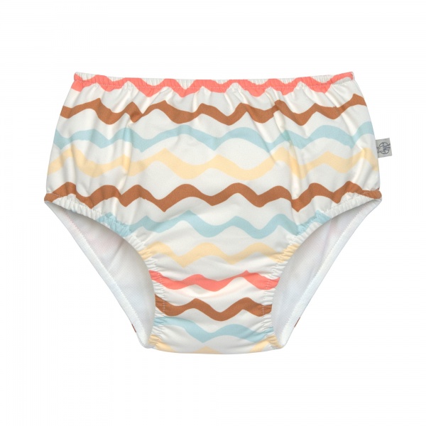 Maillot de bain couche L�ssig Vagues �cru
