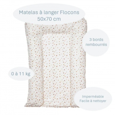 Matelas A Langer Little Band flocons polka dots