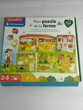 MON PUZZLE DE LA FERME CLEMENTONI