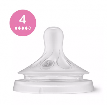 Pack de 3 tétines Philips Avent Natural Débit 3/4/5
