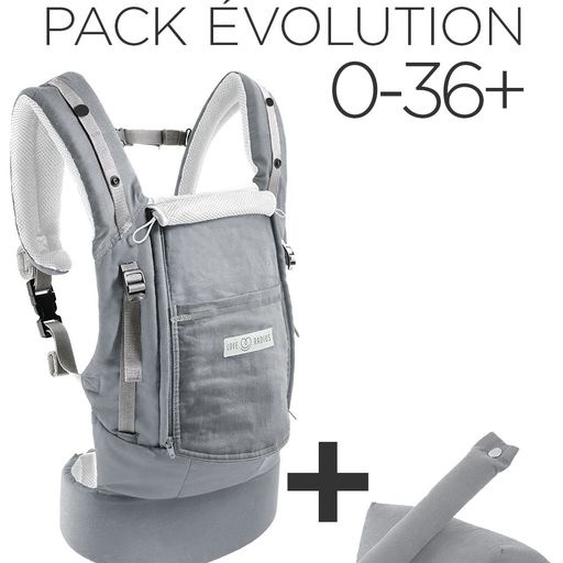 Pack Evolution porte-bb PhysioCarrier Gris