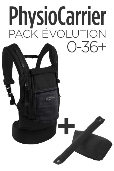 Pack Evolution porte-bb PhysioCarrier Noir