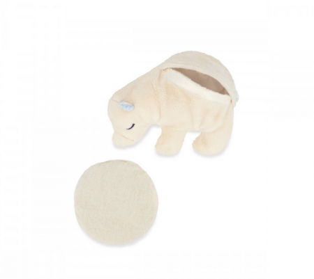 Peluche bouillotte bien-être Petit Calme Ours