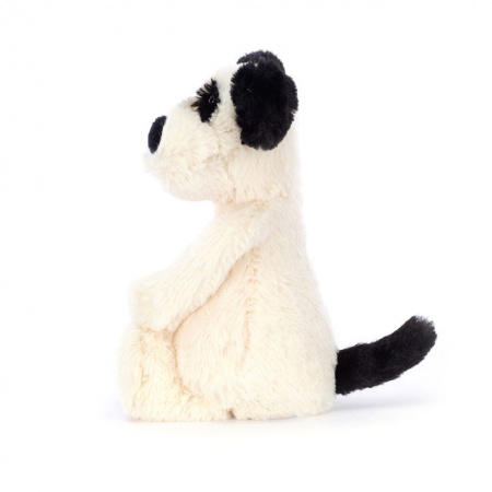 Peluche Jellycat Chien Bashful black and cream small