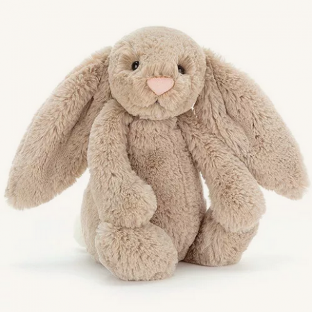 Peluche Jellycat Lapin Bashful Beige