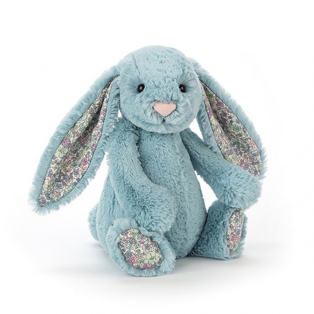 Peluche Jellycat Lapin Blossom Aqua