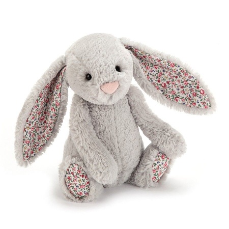 Peluche Jellycat Lapin Blossom Argent