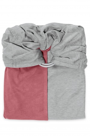 Petite écharpe sans noeud sling Chiné/Rosé