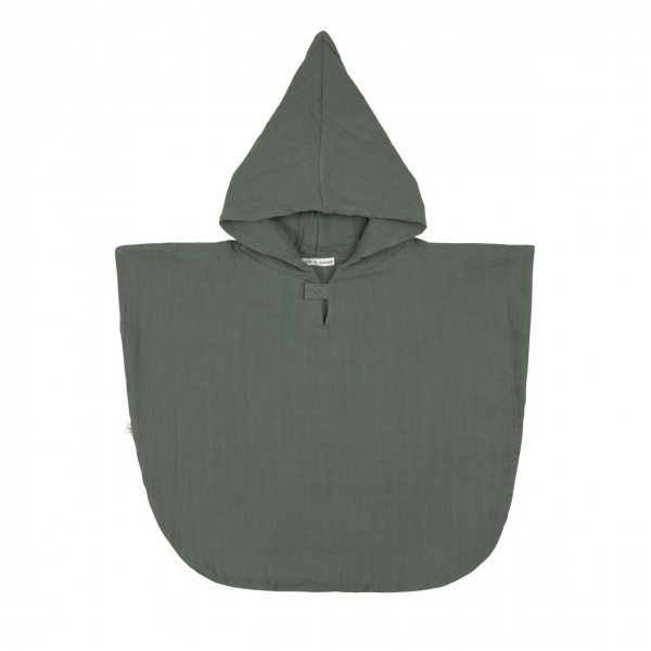 Poncho de bain L�ssig vert p�trole