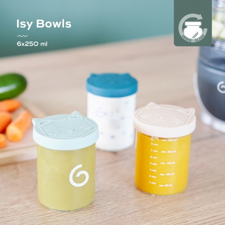 Pots de conservation bébé en verre - ISY BOWLS