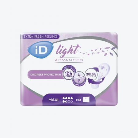 Protections pour fuites urinaires iD light Advanced Maxi