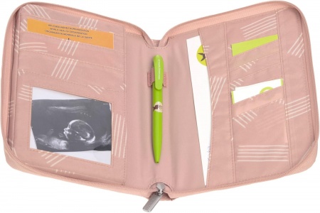 Protège Carnet de Santé Rose