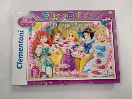 PUZZLE 2X20 PIECES PRINCESSES DISNEY