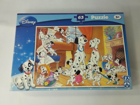 PUZZLE 63 PIECES LES 101 DALMATIENS