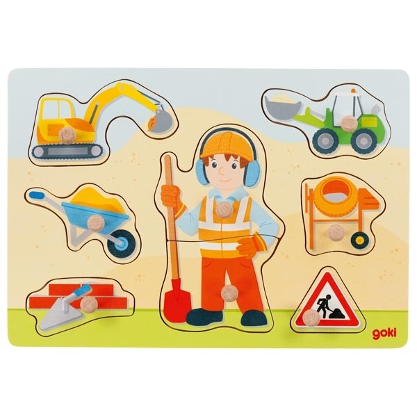 Puzzle � Encastrements Ouvrier du B�timent