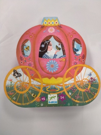 PUZZLE DJECO 54 PIECES LE CAROSSE D\'ELISE