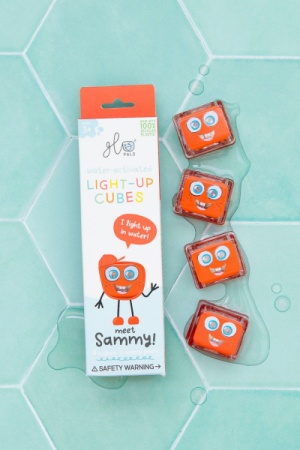 Sammy Cubes Lumineux Rouge Glo Pals