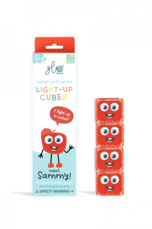 Sammy Cubes Lumineux Rouge Glo Pals