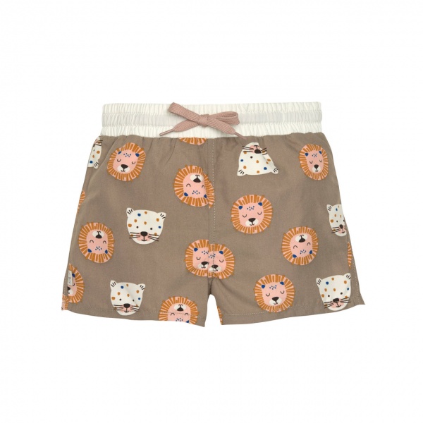 Short de bain L�ssig Chats Sauvages choco