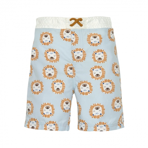 Short de bain L�ssig Lion bleu poudr�