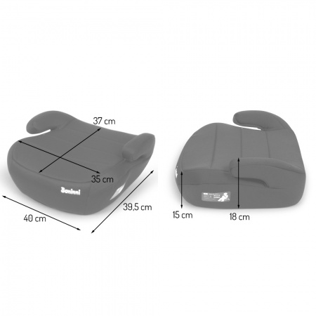 Siège Auto Réhausseur i-Size Arlo Noir Baninni 