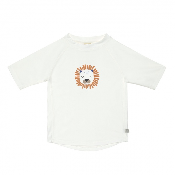 T-Shirt anti-uv Lssig manches courtes Lion blanc