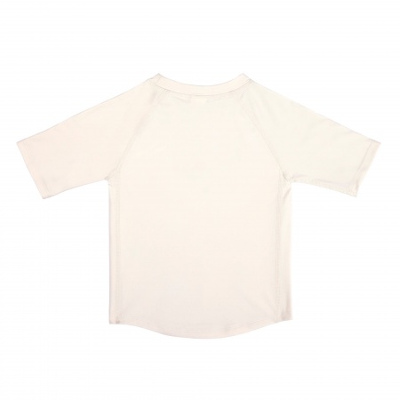 T-Shirt anti-uv Lässig manches courtes Poisson Blanc cassé