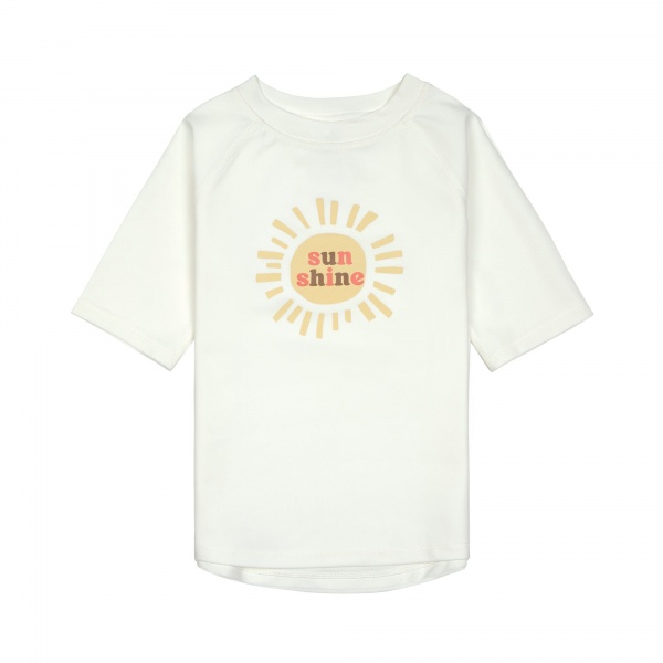 T-Shirt anti-uv L�ssig manches courtes Soleil �cru
