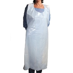 Tablier de Protection Jetable blanc